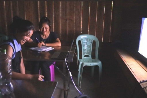 Blurry Faces in a War Zone